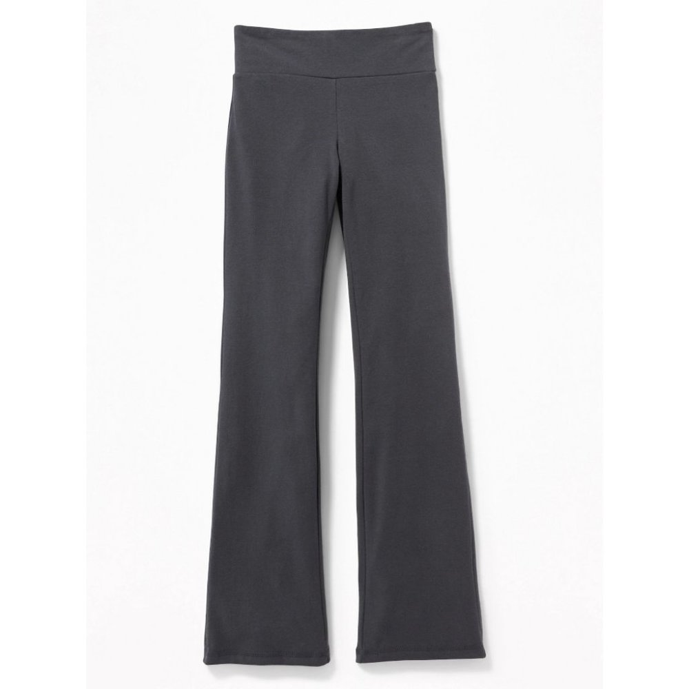 Old Navy Girl's Jersey Yoga Pants, Carbon, L (10-12)